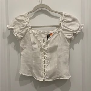 Reformation corset top